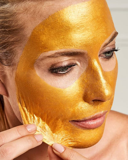 GOLDMASK® Mascarilla Colageno AntiArrugas Dorada